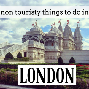 NON TOURISTY THINGS TO DO IN LONDON