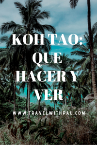 KOH TAO QUE HACER Y VER