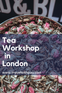 tea workshop in london
