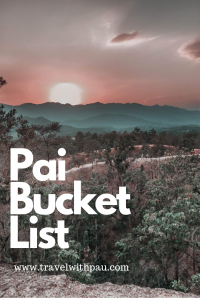 Pai Bucket List
