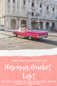 Havana Bucket List